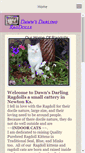 Mobile Screenshot of dawnsdarlingragdolls.com